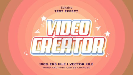 editable video creator text effect