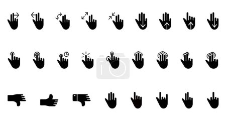 Téléchargez les photos : Ecran tactile noir et blanc sur fond blanc. - en image libre de droit