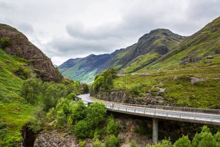 Schöne Aussicht auf das Glencoe-Tal, einer der faszinierendsten Orte Schottlands