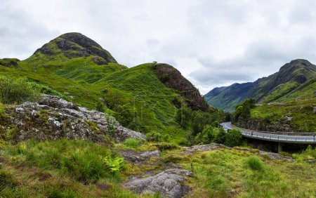 Foto de Hermosas vistas del valle de Glencoe, uno de los lugares más fascinantes de Escocia - Imagen libre de derechos
