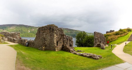 Photo for Ruins of Urquhart Castle along Loch Ness, Scotland, Great Britain - Royalty Free Image