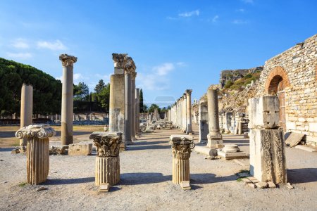Photo for Beautiful view of Ephesus, a very important archaeological site in southwestern Turkey - Royalty Free Image
