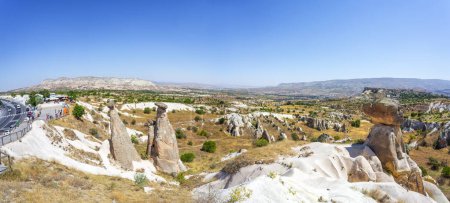 Three Graces, rock hills in Devrent valley, Cappadocia, Nevsehir, Turkey