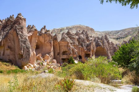 Foto de Zelve Open Air Museum en Capadocia. Lugares de interés y lugares históricos de Turquía - Imagen libre de derechos