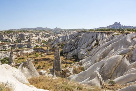 Photo for Beautiful view of the fairy chimneys of Goreme, a UNESCO World Heritage area - Royalty Free Image