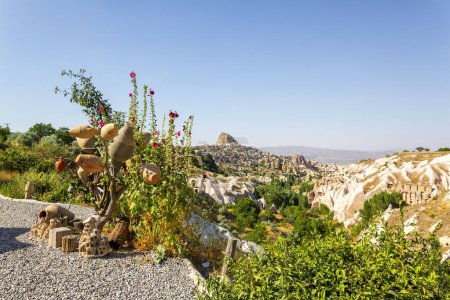 Téléchargez les photos : Belle vue sur l'Uchisar et le parc national de Goreme en Cappadoce, Turquie - en image libre de droit
