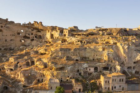 Beau paysage aperçu de Cavusin en Cappadoce, Turkiye