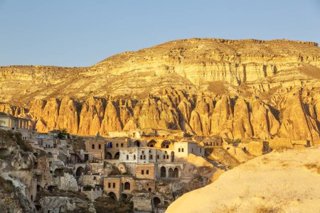 Beautiful landscape glimpse of Cavusin in Cappadocia, Turkiye
