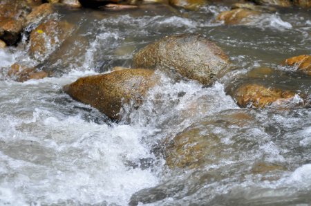 Foto de Cascada, fondo de roca o cascada o fondo de río - Imagen libre de derechos