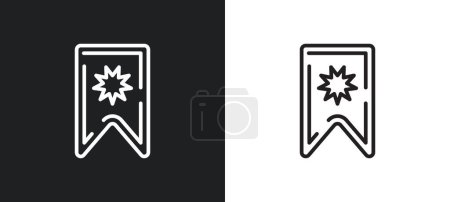 Ilustración de Cien iconos de contorno en colores blanco y negro. cien icono de vector plano de la colección de interfaz de usuario para la web, aplicaciones móviles y ui. - Imagen libre de derechos
