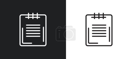 Illustration for Heart on calendar outline icon in white and black colors. heart on calendar flat vector icon from user interface collection for web, mobile apps and ui. - Royalty Free Image