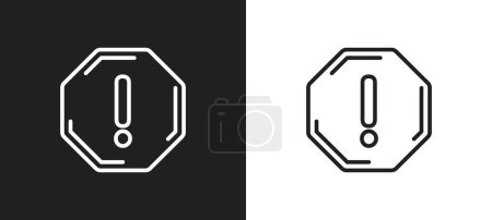Illustration for Disk storage outline icon in white and black colors. disk storage flat vector icon from user interface collection for web, mobile apps and ui. - Royalty Free Image