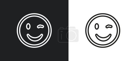 Illustration for Mechanic tool outline icon in white and black colors. mechanic tool flat vector icon from user interface collection for web, mobile apps and ui. - Royalty Free Image