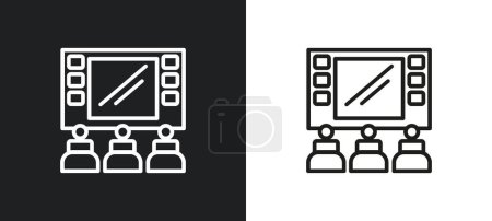 recycable outline icon in white and black colors. recycable flat vector icon from user interface collection for web, mobile apps and ui.