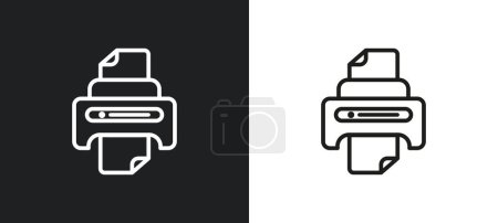Ilustración de Gran icono de flecha de descarga en colores blanco y negro. gran descarga flecha plana vector icono de la colección de interfaz de usuario para la web, aplicaciones móviles y ui. - Imagen libre de derechos