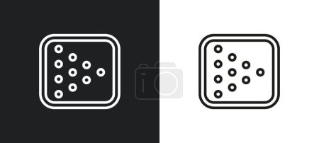Illustration for Turn right arrow outline icon in white and black colors. turn right arrow flat vector icon from user interface collection for web, mobile apps and ui. - Royalty Free Image