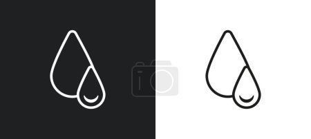 navigation arrows outline icon in white and black colors. navigation arrows flat vector icon from user interface collection for web, mobile apps and ui.