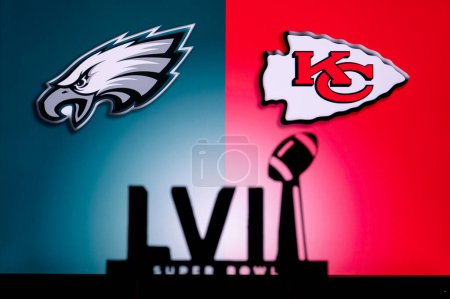 Photo for PHOENIX, USA, 30 JANUARY 3, 2023: Super Bowl LVII, Finals of NFL 2023 - Royalty Free Image