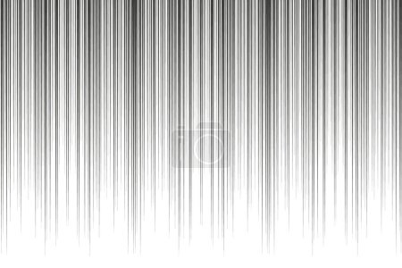 Illustration for Vertical speed lines for comic manga book. Anime graphic halftone effect. Striped anime background. Vector illustration - Royalty Free Image