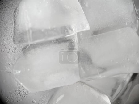 Foto de Cubos de hielo en vista macro - Imagen libre de derechos