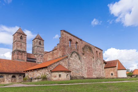 Foto de Kloster Vessra, Alemania - 16 de septiembre de 2022: Abadía de Vessra en Kloster Vessra, Turingia, Alemania - Imagen libre de derechos