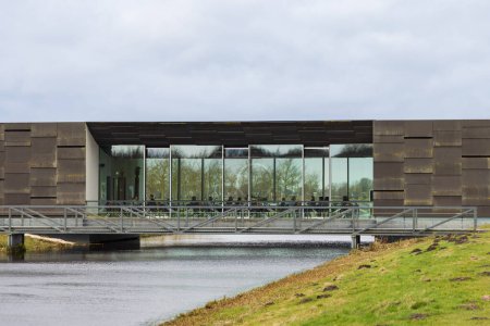 Photo for Heerenveen, The Netherlands - Februari 17, 2023: Estate and park Oranjewoud with museum Belvedere in Heerenveen Friesland province in The Netherlands - Royalty Free Image