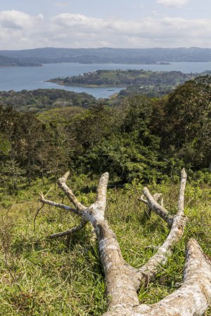 Vue du point de vue Mirador Tilaran de Laguira de Arsenal au Costa Rica Amérique centrale