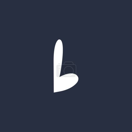L ou LL logo et icône design