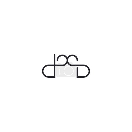 Ilustración de Logotipo inicial del alfabeto XD, DX, X y D - Imagen libre de derechos