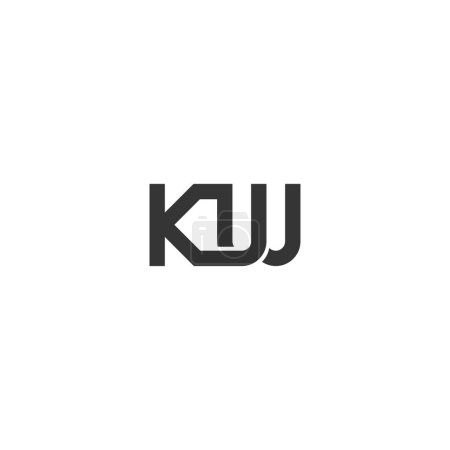 Alphabet letters Initials Monogram logo KW, WK, K and W
