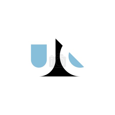 JC, CJ, J AND C Abstract initial monogram letter alphabet logo design