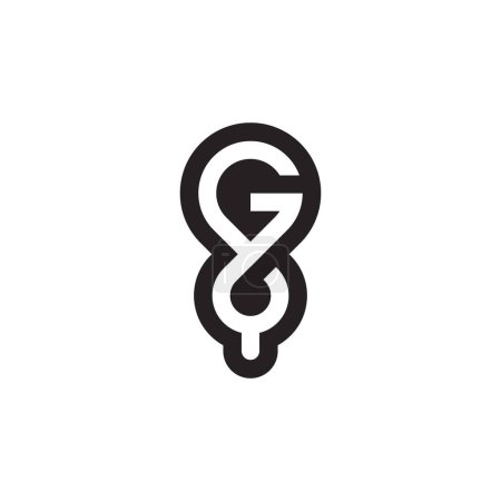 GY, YG, G AND Y Abstract initial monogram letter alphabet logo design