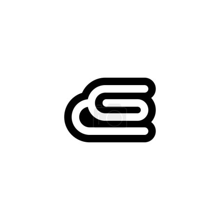 GY, YG, Abstrait lettre monogramme initiale conception de logo alphabet
