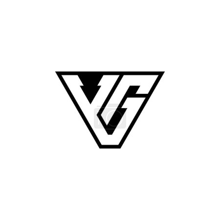 Buchstaben Alphabet Initialen Monogramm Logo GY, YG, G und Y
