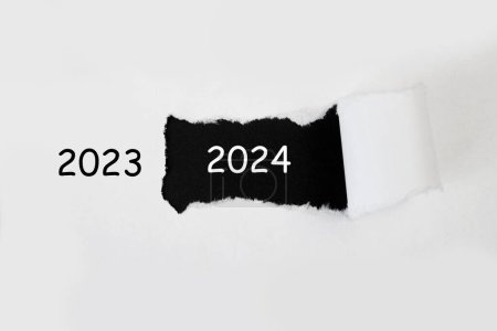 Téléchargez les photos : Nouvel an 2023 concept à venir. Vieille année 2022 tourne 2023. - en image libre de droit