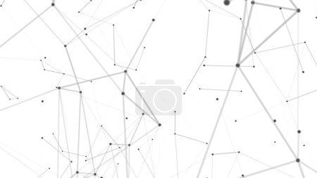 Photo for Abstract particle background. Mess network.Futuristic plexus array big data,3d rendering. - Royalty Free Image