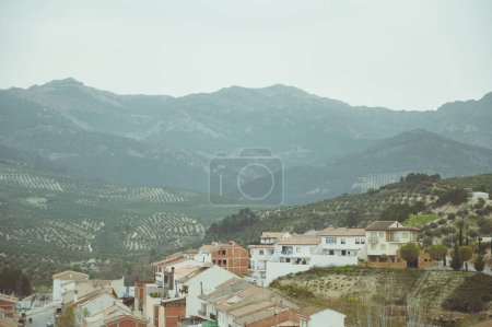 Beautiful medieval village Quesada in the province of Jaen in Andalusia in Spain. Sierra de Cazorla national park. Nature background.