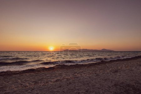 Téléchargez les photos : Bel après-midi à la plage de l'île de Kos, Grèce - en image libre de droit