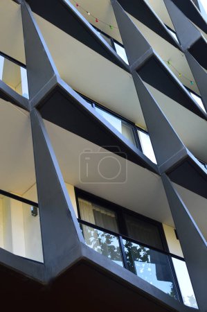 detail of a modern residential building