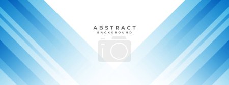 Illustration for Abstract Background with Minimal Blue Gradient color Background. Vector eps10 - Royalty Free Image