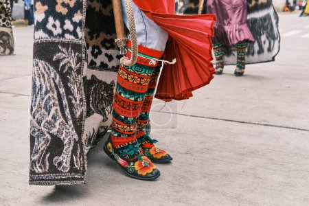 Photo for Conception. January 02, 2023. Intangible Heritage of Humanity, Scenes from the Huaconada festival in Mito, Conception - Royalty Free Image