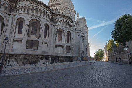 Foto de La basílica del Sacre coeur, París en París, Francia - Imagen libre de derechos