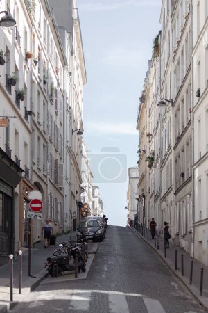 Foto de Vista de la calle de la ciudad de Paris, Francia - Imagen libre de derechos
