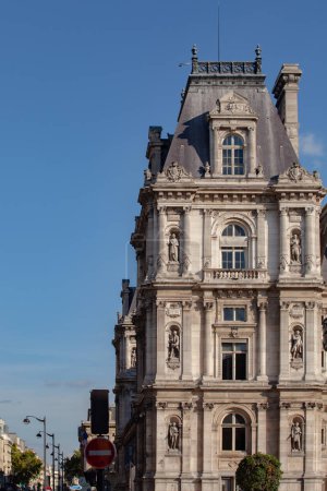 Photo for The facade of the in paris city hall, france - Royalty Free Image