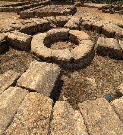 Foto de Ruinas en Valle de los Templos, Agrigento, Italia, Europ - Imagen libre de derechos