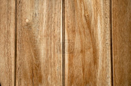 Téléchargez les photos : Nouveau mur en bois brun clair proche u - en image libre de droit