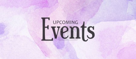 upcomig events text card
