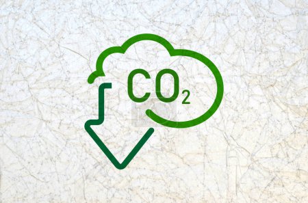 réduire les émissions de CO2 pour arrêter le changement climatique. fond d'énergie verte