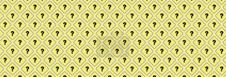 Illustration for Question mark texture on white background - Royalty Free Image