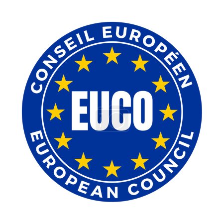 Photo for EUCO European Council symbol icon - Royalty Free Image